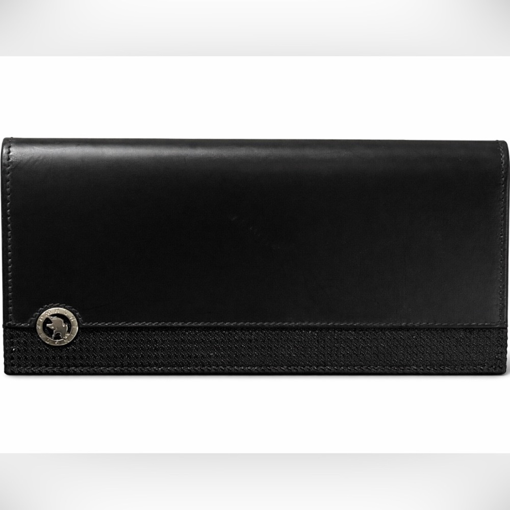 Hunting World Black Men's Leather Wallet